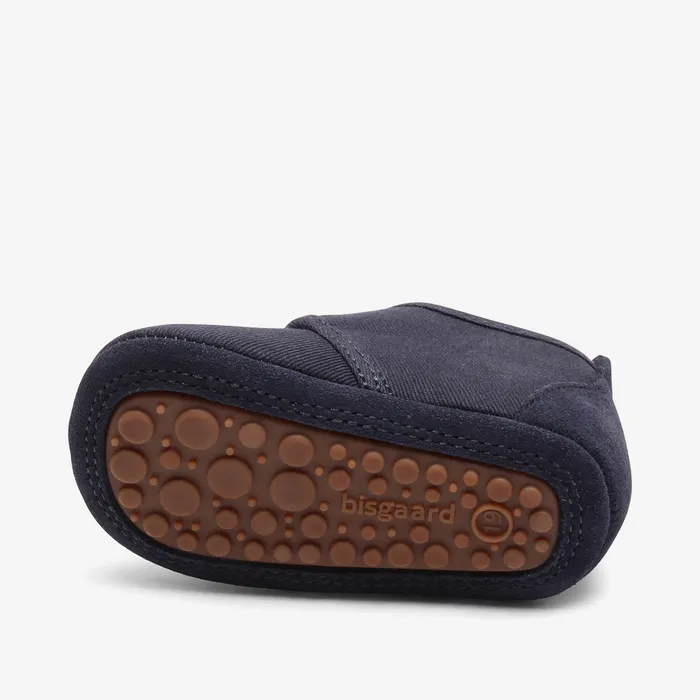 Slippers bisgaardshoes BABY baby cotton dark blue Blue
