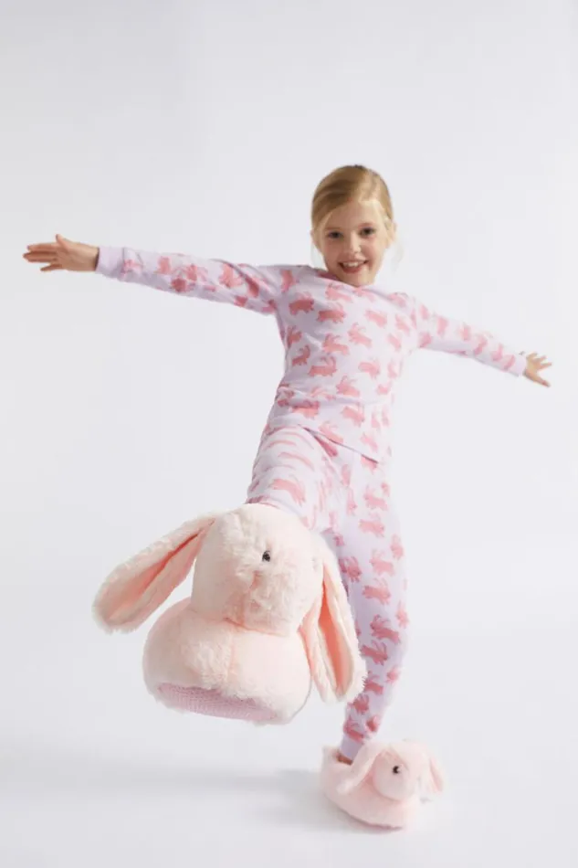 Slippers Girl Seed Heritage Bunny Slipper Dusty Rose