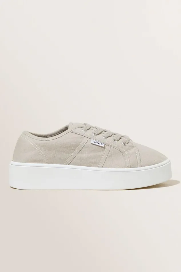 Sneakers Woman Seed Heritage Billie Flatform Sneaker Grey