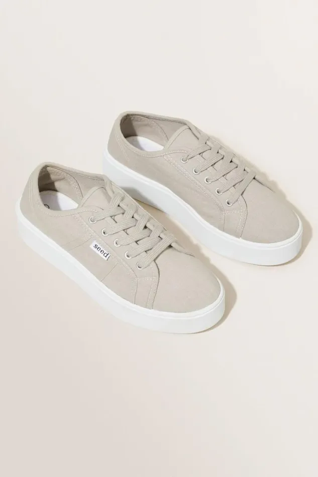 Sneakers Woman Seed Heritage Billie Flatform Sneaker Grey