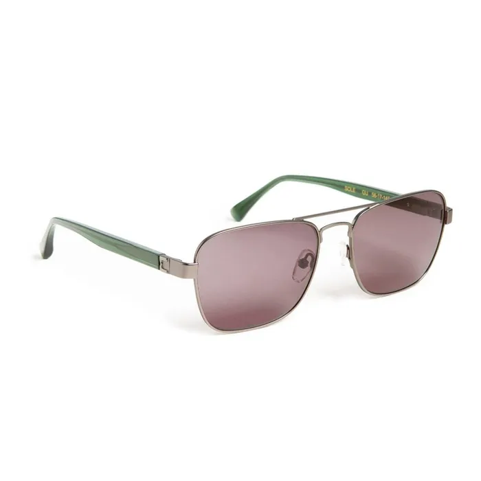 Sole Aviator Sunglasses 8211 Gunmetal Men Bruno Magli Sunglasses