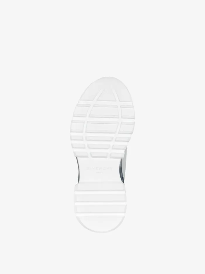 Spectre Sneakers In Synthetic Leather And Denim Denim Blue Men Givenchy Sneakers