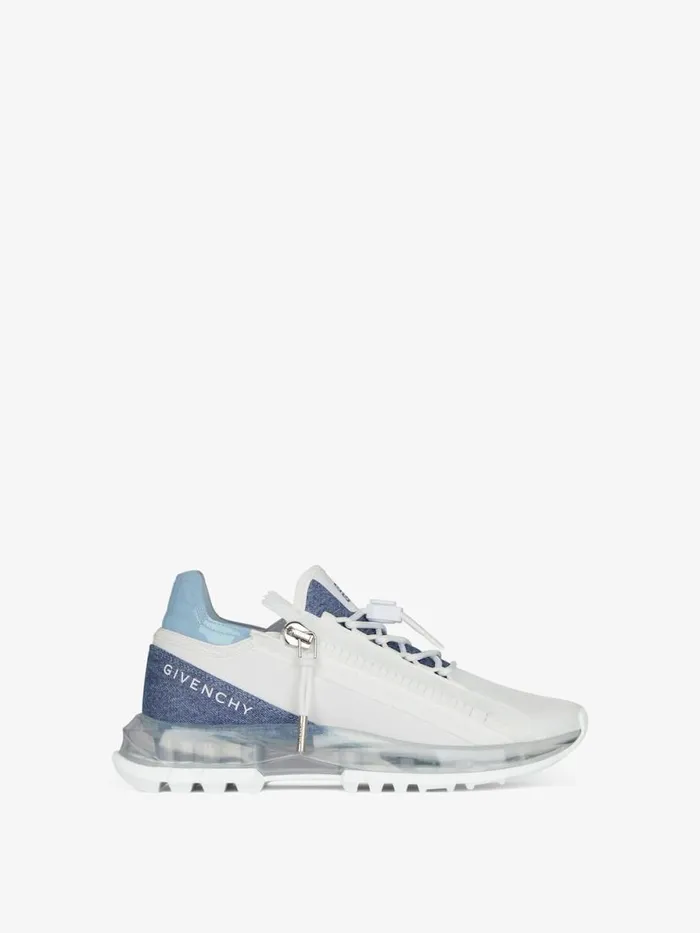 Spectre Sneakers In Synthetic Leather And Denim Denim Blue Women Givenchy Sneakers Spectre Sneakers In Synthetic Leather And Denim Denim Blue Women Givenchy Sneakers
