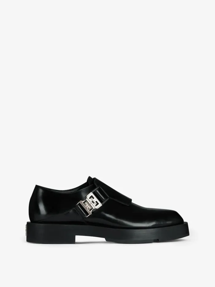 Squared Derbies In Leather With 4g Buckle Black Men Givenchy Boots and Loafers Squared Derbies In Leather With 4g Buckle Black Men Givenchy Boots and Loafers