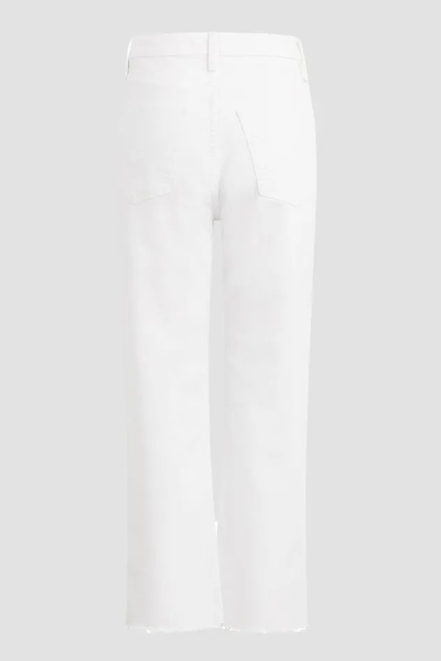 Straight Women Hudson Jeans Jade HighRise Straight Crop Jean Torn White Straight Women Hudson Jeans Jade HighRise Straight Crop Jean Torn White