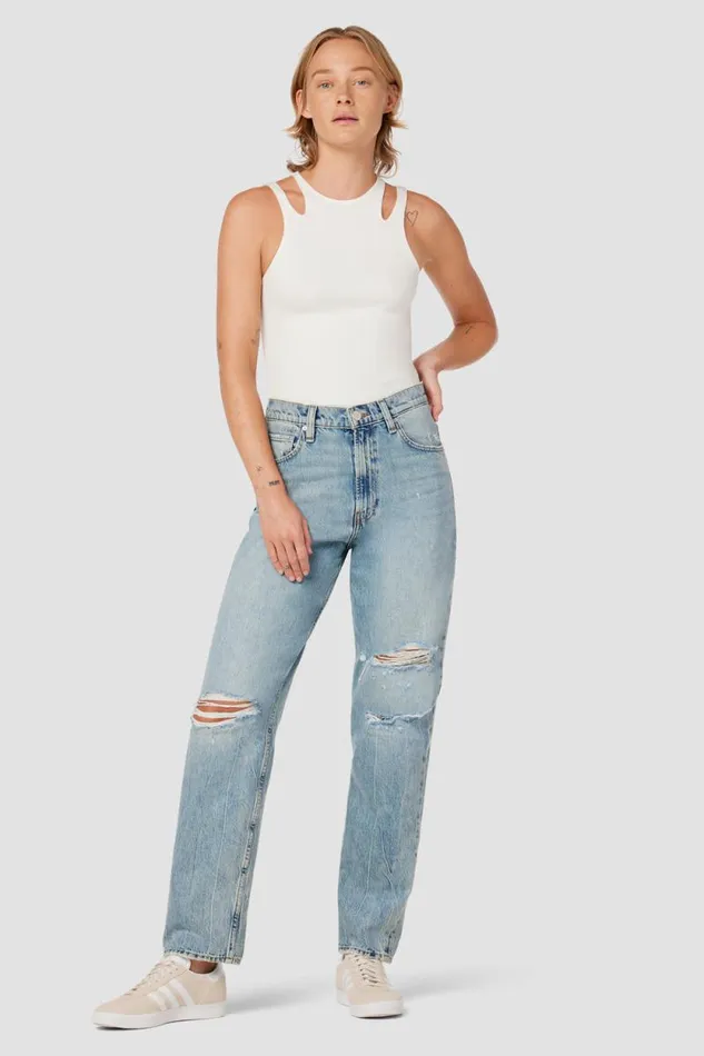 Straight Women Hudson Jeans James HighRise Barrel Jean Big Dipper Straight Women Hudson Jeans James HighRise Barrel Jean Big Dipper