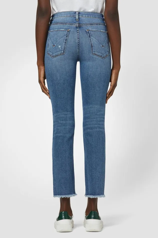 Straight Women Hudson Jeans Nico MidRise Straight Crop Jean Seaglass Straight Women Hudson Jeans Nico MidRise Straight Crop Jean Seaglass