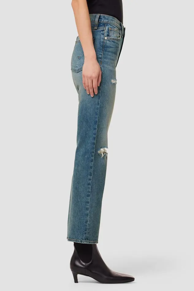 Straight Women Hudson Jeans Remi HighRise Straight Ankle Jean Destructed Coastal Straight Women Hudson Jeans Remi HighRise Straight Ankle Jean Destructed Coastal