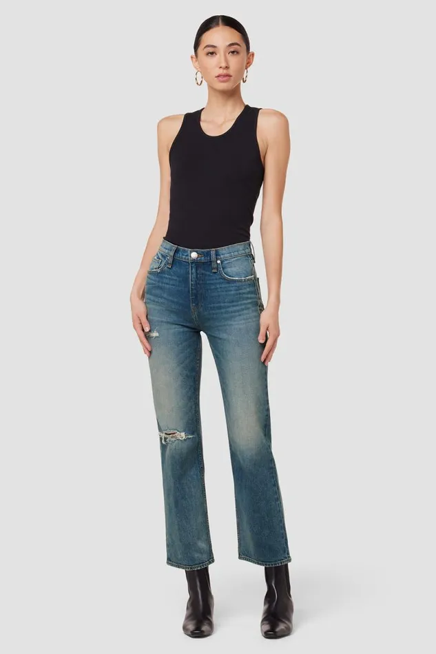 Straight Women Hudson Jeans Remi HighRise Straight Ankle Jean Destructed Coastal Straight Women Hudson Jeans Remi HighRise Straight Ankle Jean Destructed Coastal