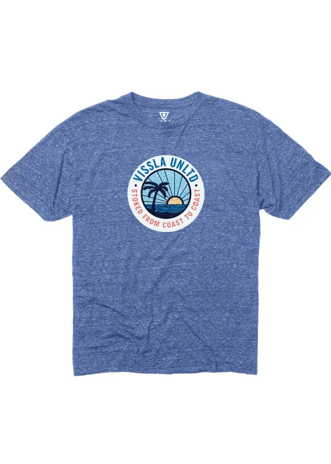 Sundown Kids Snow Tee Ryh 8211 Royal Heather Men Vissla Youth