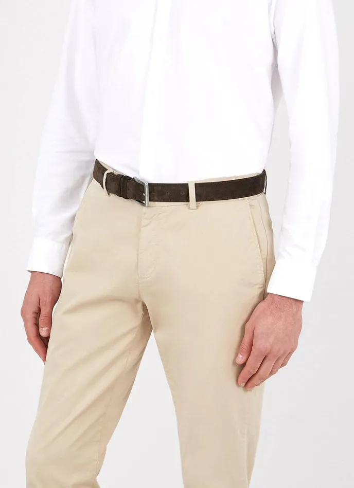 SUNSPEL Belts Suede Belt Brown 8211 Men