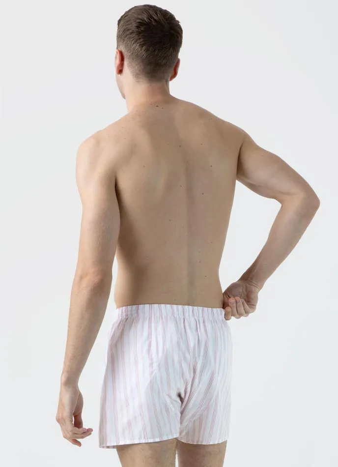 SUNSPEL Boxer Shorts Classic Boxer Shorts Pale Pink Stripe 8211 Men