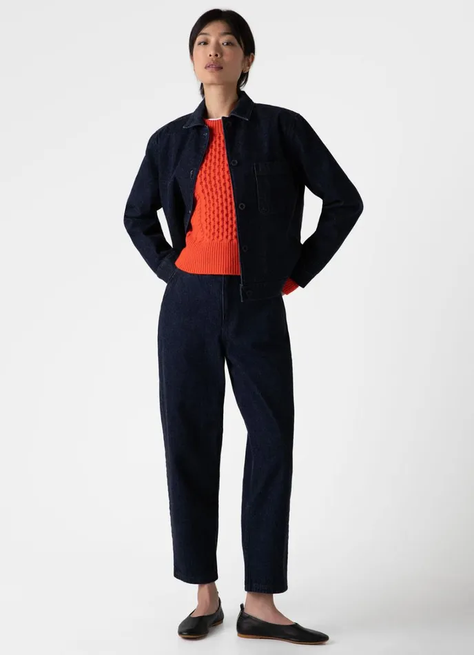 SUNSPEL Jackets and Coats Denim Chore Jacket 8211 Women
