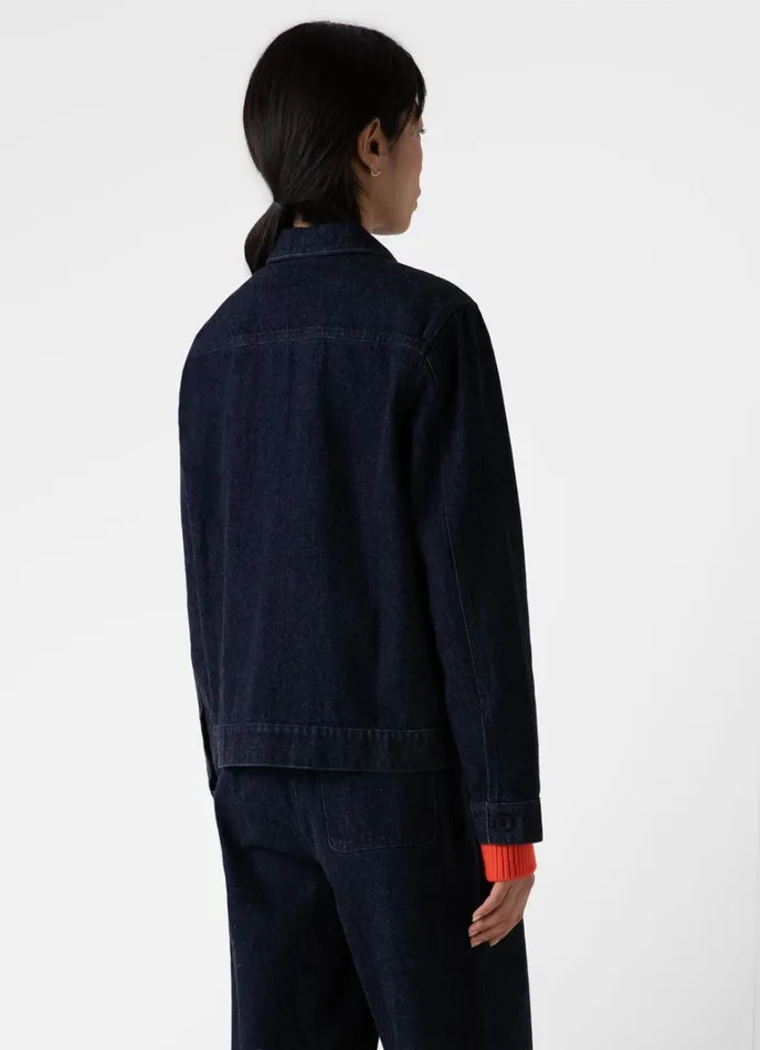 SUNSPEL Jackets and Coats Denim Chore Jacket 8211 Women