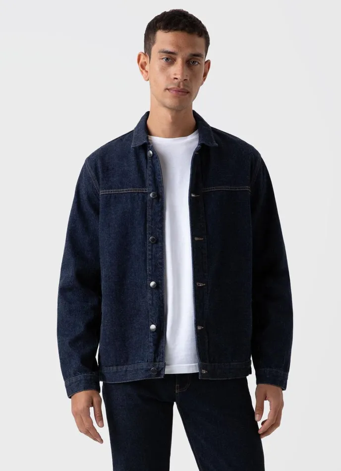SUNSPEL Jackets and Coats Japanese Selvedge Denim Jacket 8211 Men
