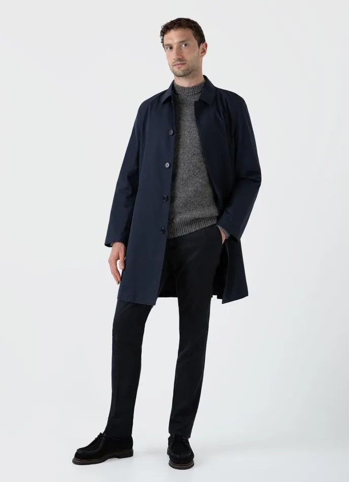 SUNSPEL Knitwear Alpaca Wool Jumper Charcoal Melange 8211 Men