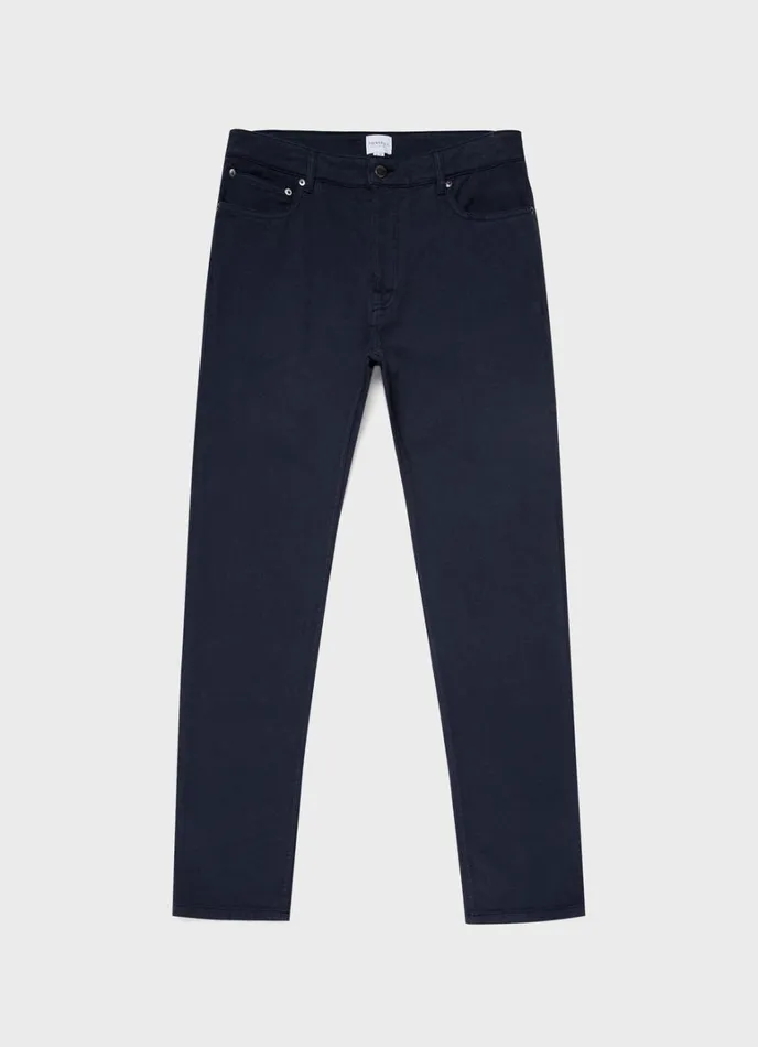 SUNSPEL Pants Cotton Drill 5 Pocket Trouser Navy 8211 Men