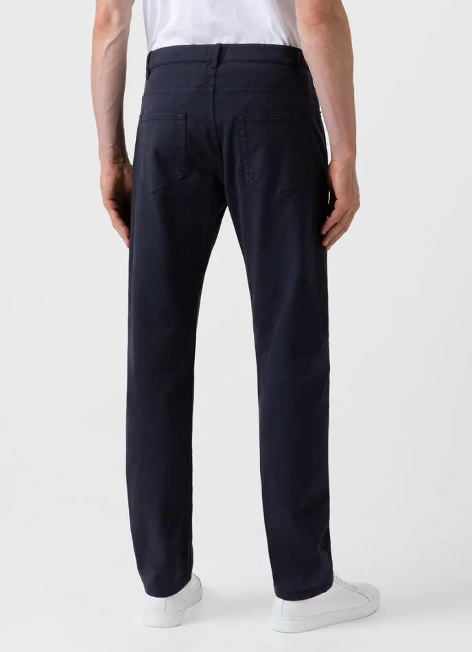 SUNSPEL Pants Cotton Drill 5 Pocket Trouser Navy 8211 Men