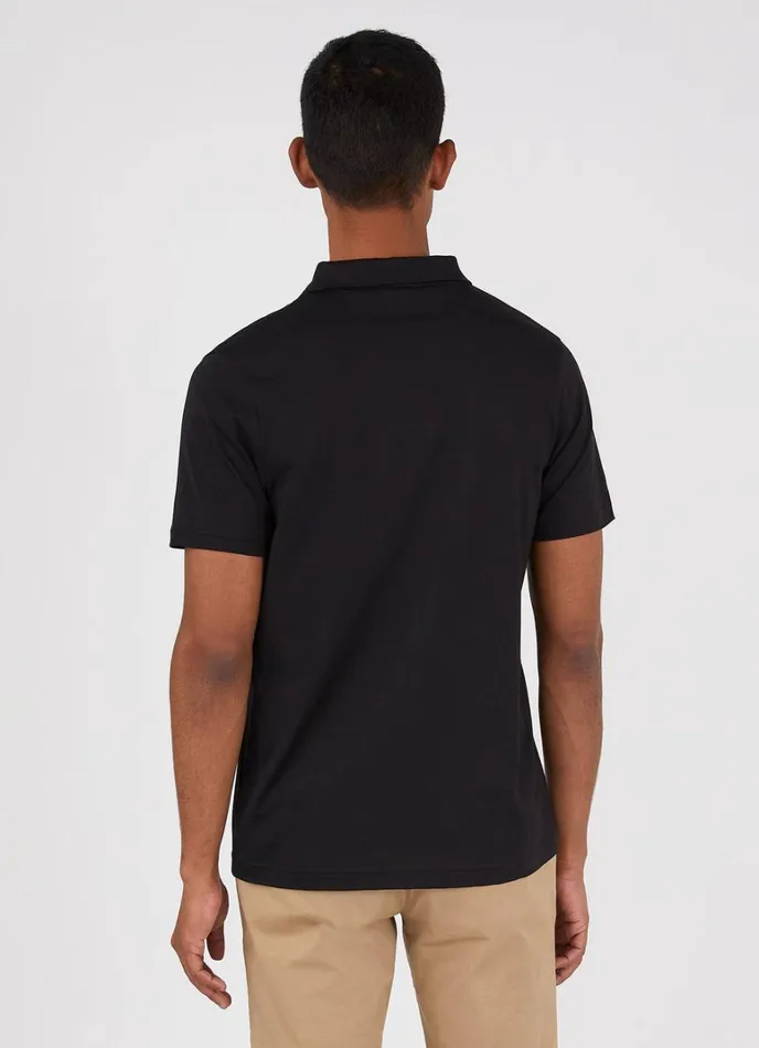 SUNSPEL Polo Shirts Jersey Classic Polo Shirt Black 8211 Men