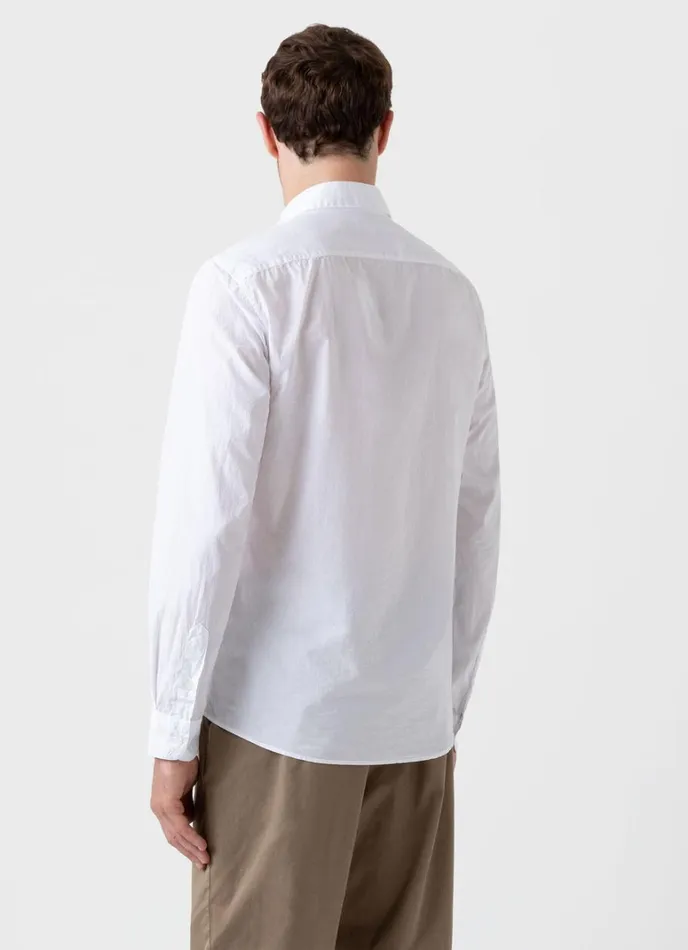 SUNSPEL Shirts Lightweight Poplin Shirt White 8211 Men
