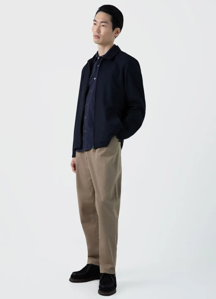 SUNSPEL Shirts Piqu Shirt Navy 8211 Men