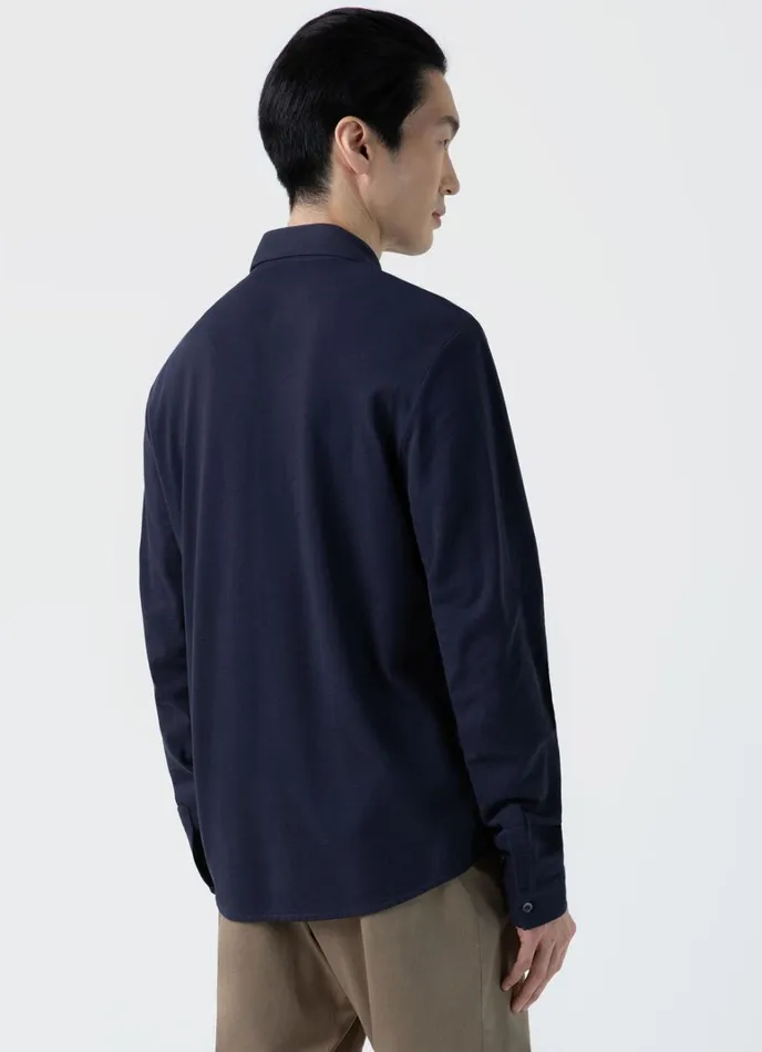 SUNSPEL Shirts Piqu Shirt Navy 8211 Men