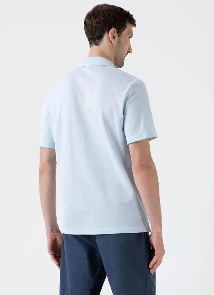 SUNSPEL Shirts Riviera Camp Collar Shirt Light Blue 8211 Men