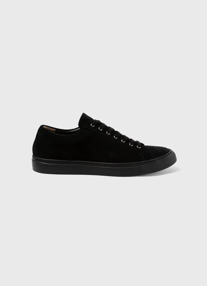 SUNSPEL Shoes Suede Tennis Shoe Black 8211 Men