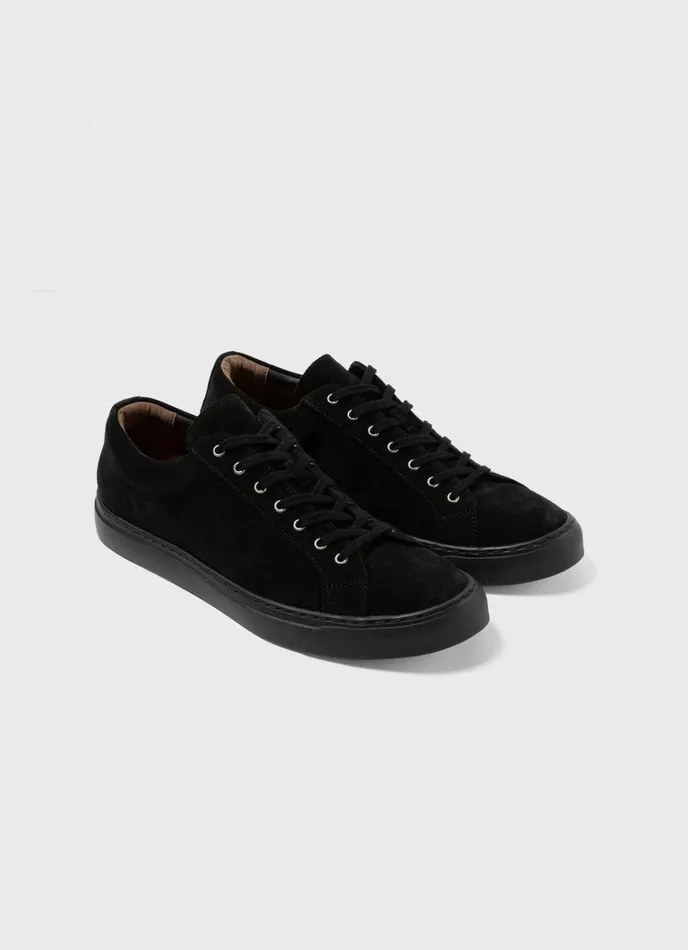 SUNSPEL Shoes Suede Tennis Shoe Black 8211 Men