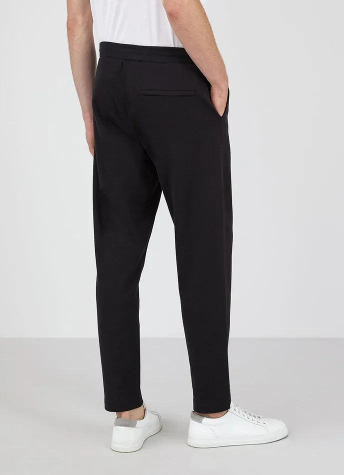 SUNSPEL Sweatshirts and Sweatpants Sea Island Cotton Sweatpants Black 8211 Men