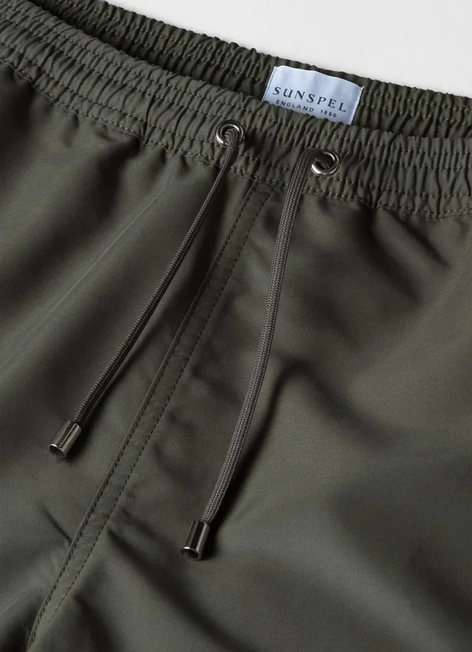 SUNSPEL Swimwear Drawstring Swim Shorts Hunter Green 8211 Men