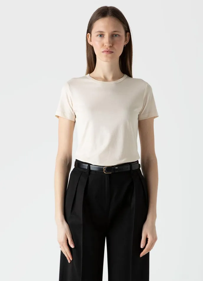 SUNSPEL Tshirts and Tops Classic Tshirt Undyed 8211 Women