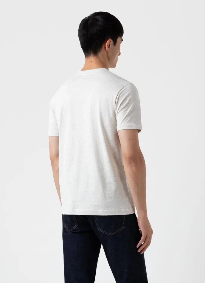 SUNSPEL Tshirts Riviera Midweight Tshirt Archive White Melange 8211 Men