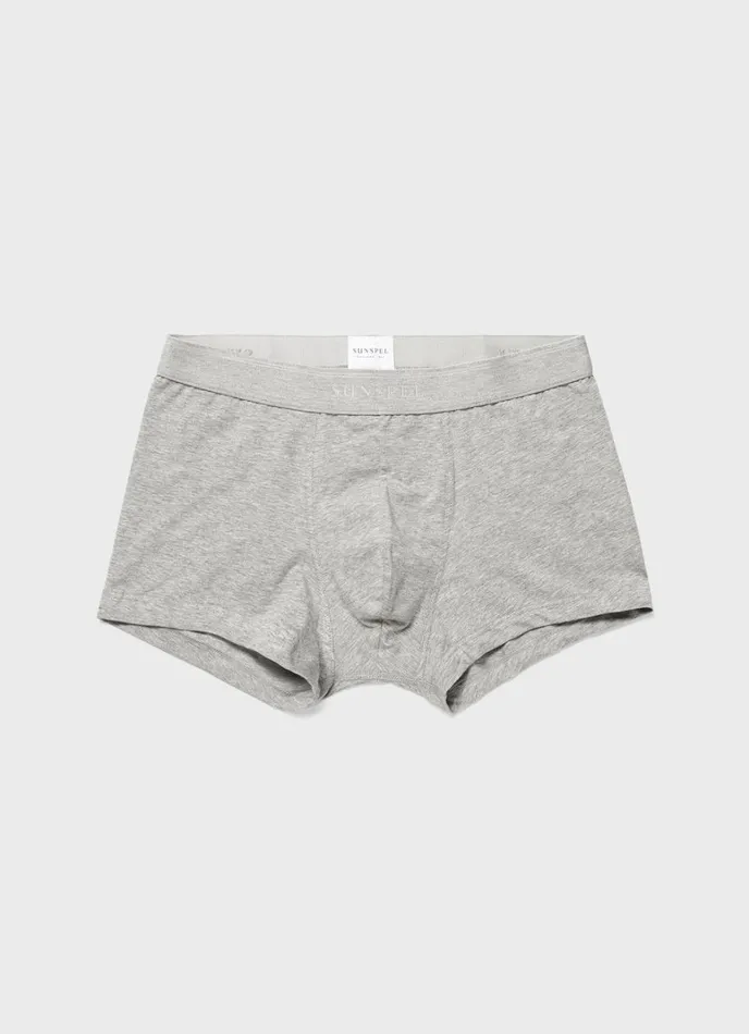 SUNSPEL Trunks and Shorts Stretch Cotton Trunks Grey Melange 8211 Men