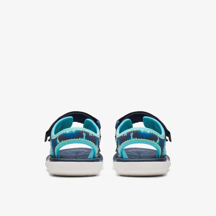 Surfing Tide Kid Navy Kids Clarks Sandals