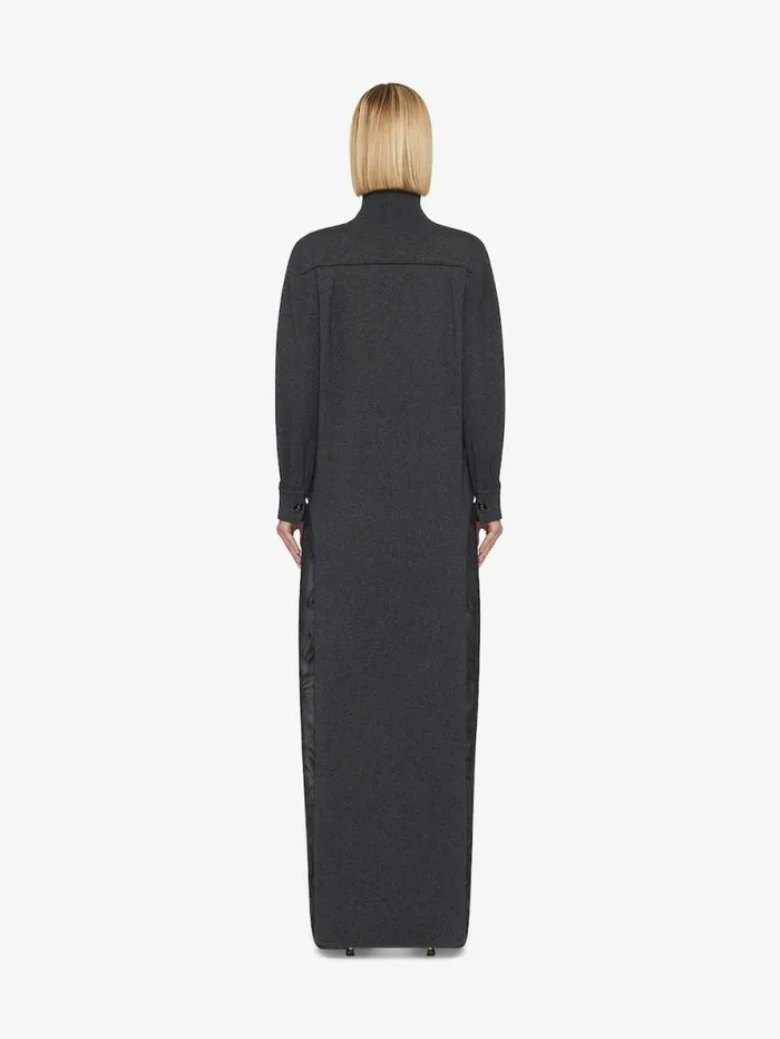 Sweater In Cashmere With Train Charcoal Women Givenchy Sweaters