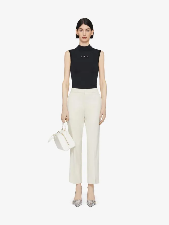 Sweater In Wool With 4g Bow Detail Black Women Givenchy Tops and Shirts