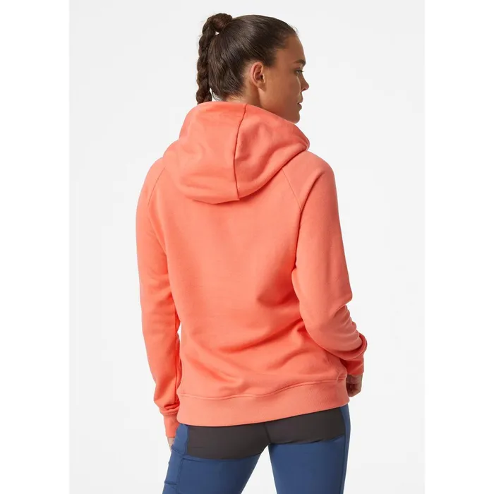 Sweaters Hoodies and Long Sleeve Shirts Women Helly Hansen W F2F COTTON HOODIE 284 Peach Echo
