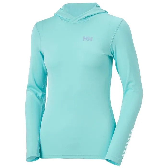 Sweaters Hoodies and Long Sleeve Shirts Women Helly Hansen W HH LIFA ACTIVE SOLEN HOODIE 648 Glacier Blu