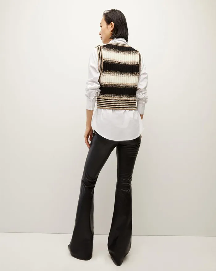 Sweaters Shop Veronica Beard Spear MixedMedia Sweater Black Multi