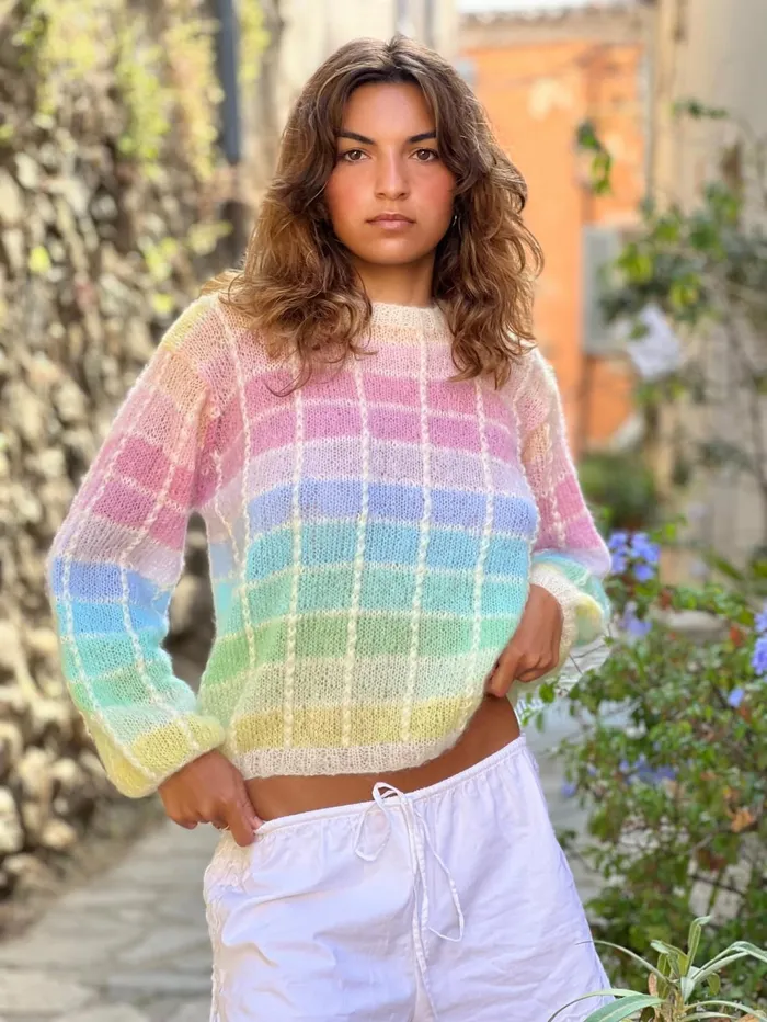 Sweaters Women Rose Carmine SWEATER CHROMATIC PASTELS