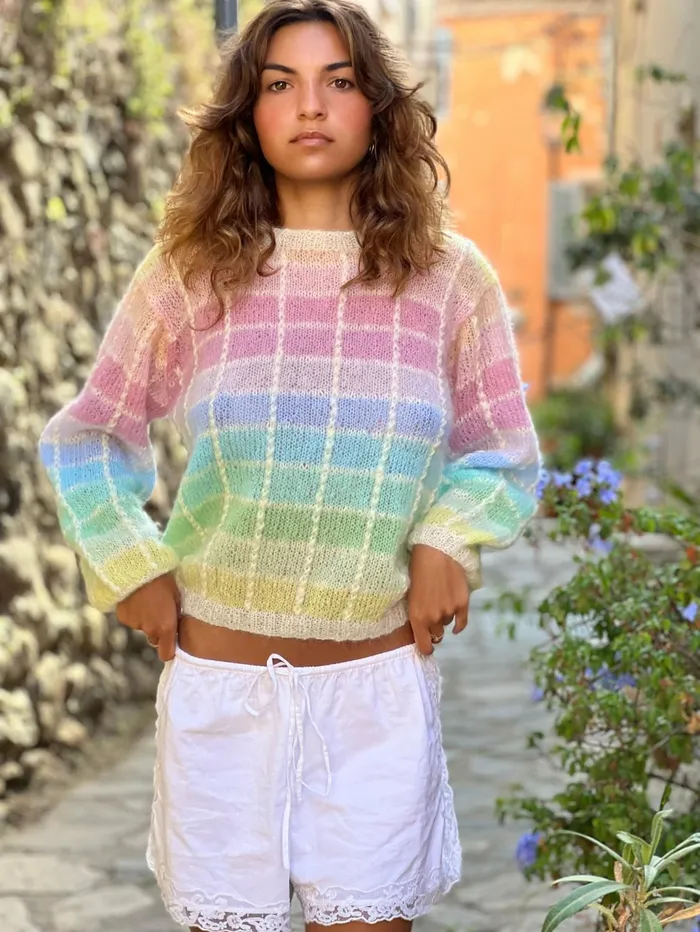 Sweaters Women Rose Carmine SWEATER CHROMATIC PASTELS