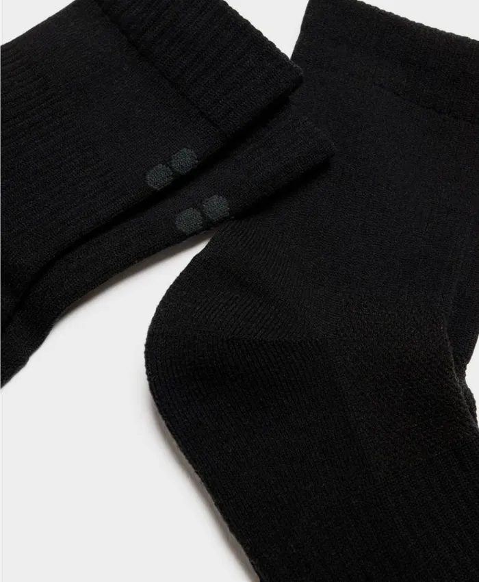 Sweaty Betty Crew Running Socks 2 Pack Black A AccessoriesClothing