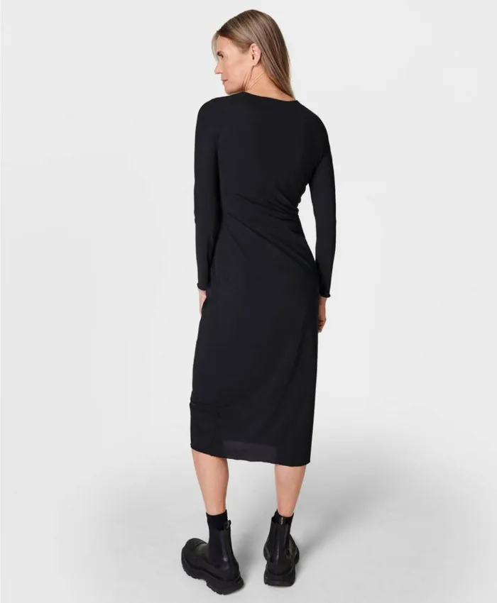 Sweaty Betty Explorer Sculpt Ruched Dress Black Clothing