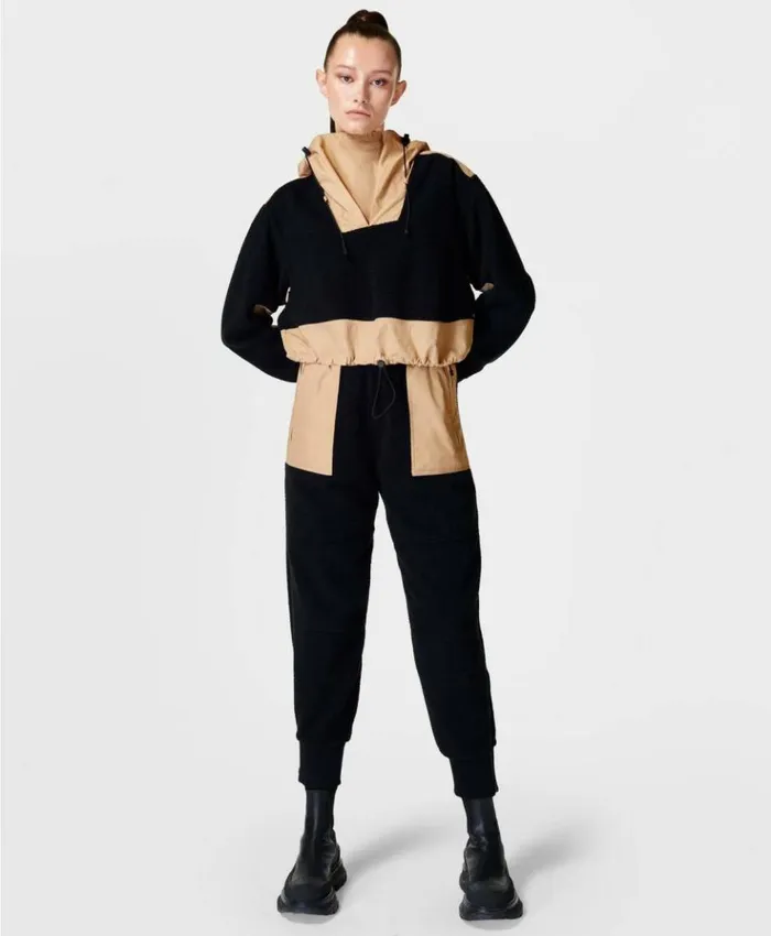 Sweaty Betty Norse Sherpa Pullover Black Clothing Sweatshirts Hoodies