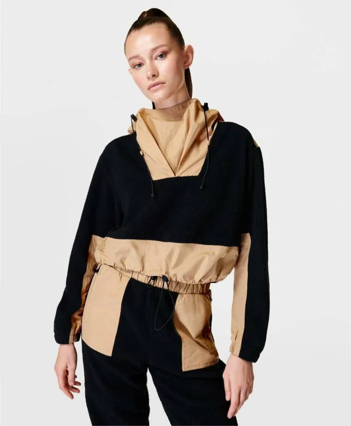 Sweaty Betty Norse Sherpa Pullover Black Clothing Sweatshirts Hoodies