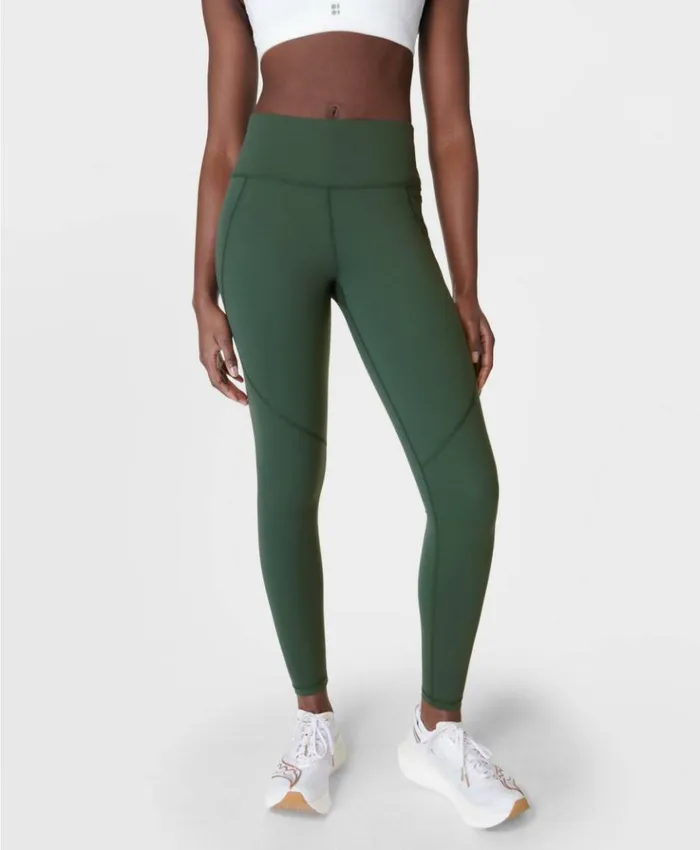 Sweaty Betty Power Workout Leggings Trek Green Clothing Full Length