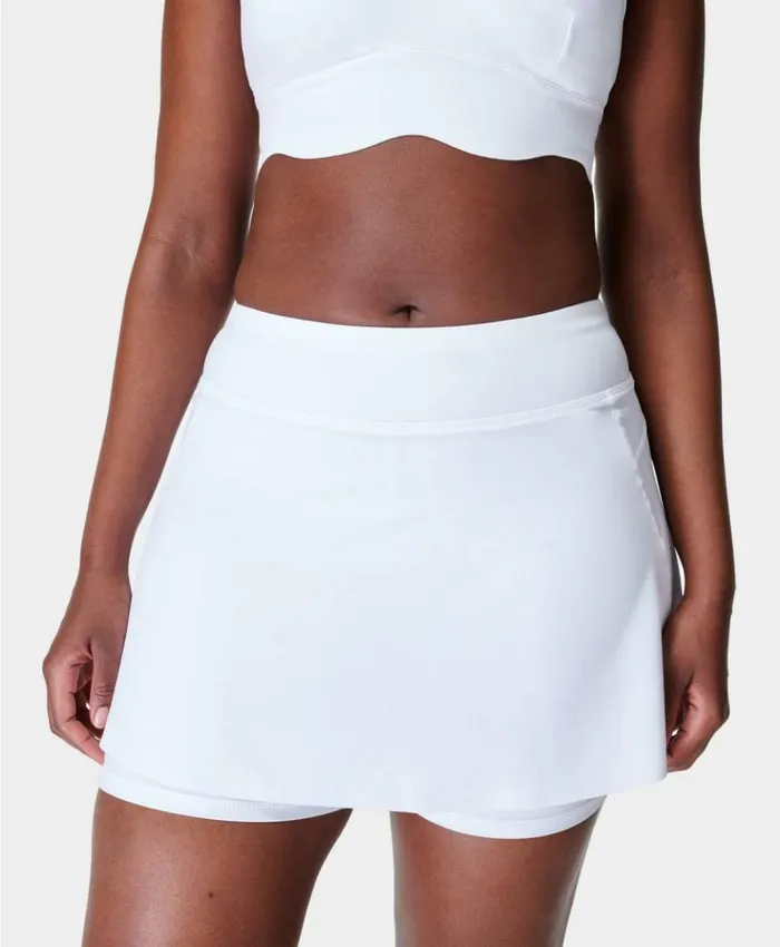 Sweaty Betty Swift Running Skort White Clothing Shorts Skirts