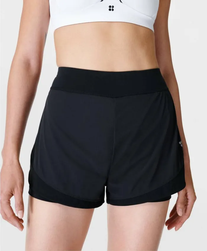 Sweaty Betty Tempo Run Shorts Black Clothing Shorts Skirts