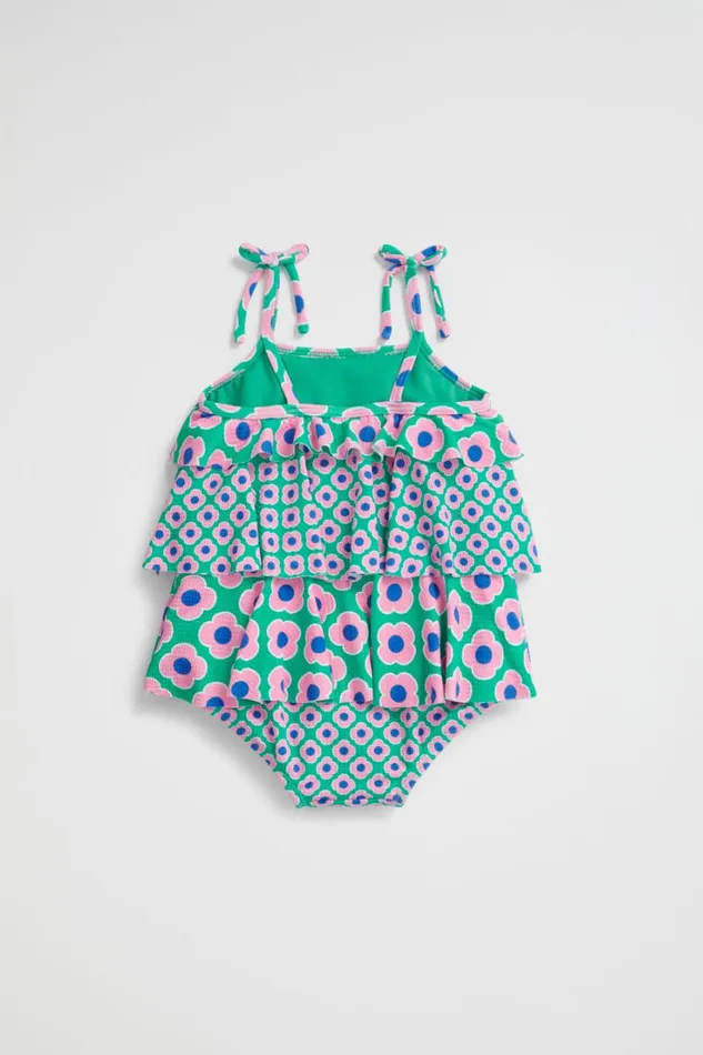 Swimwear Baby Seed Heritage Daisy Geo Bather Jade Green